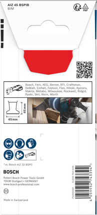 Zanorný pílový list Bosch PRO AIZ 45 BSPIB 45 mm.